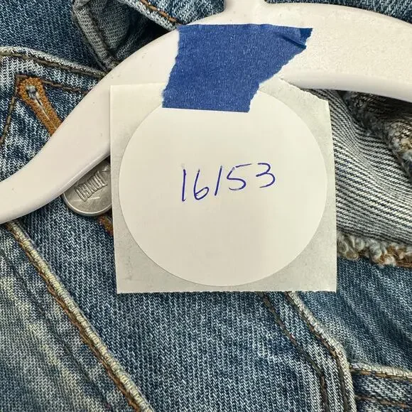 Bongo Gene Montesano Womens‎ Y2K Denim Mini Dress Size 5 Festival Grunge Retro - Picture 7 of 7